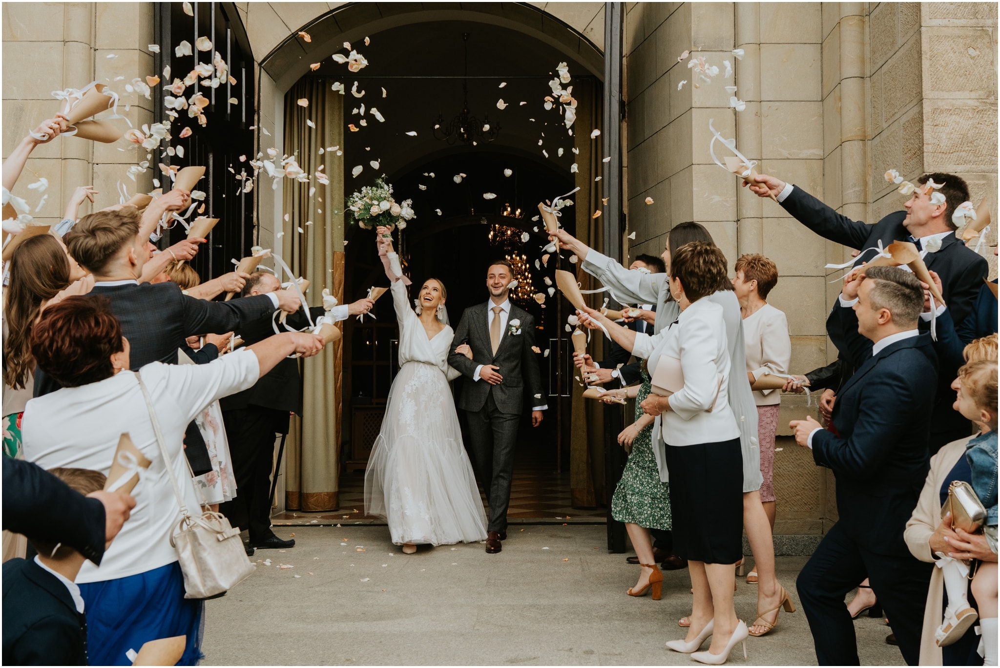 pomysł na wyjście z kościoła pary młodej