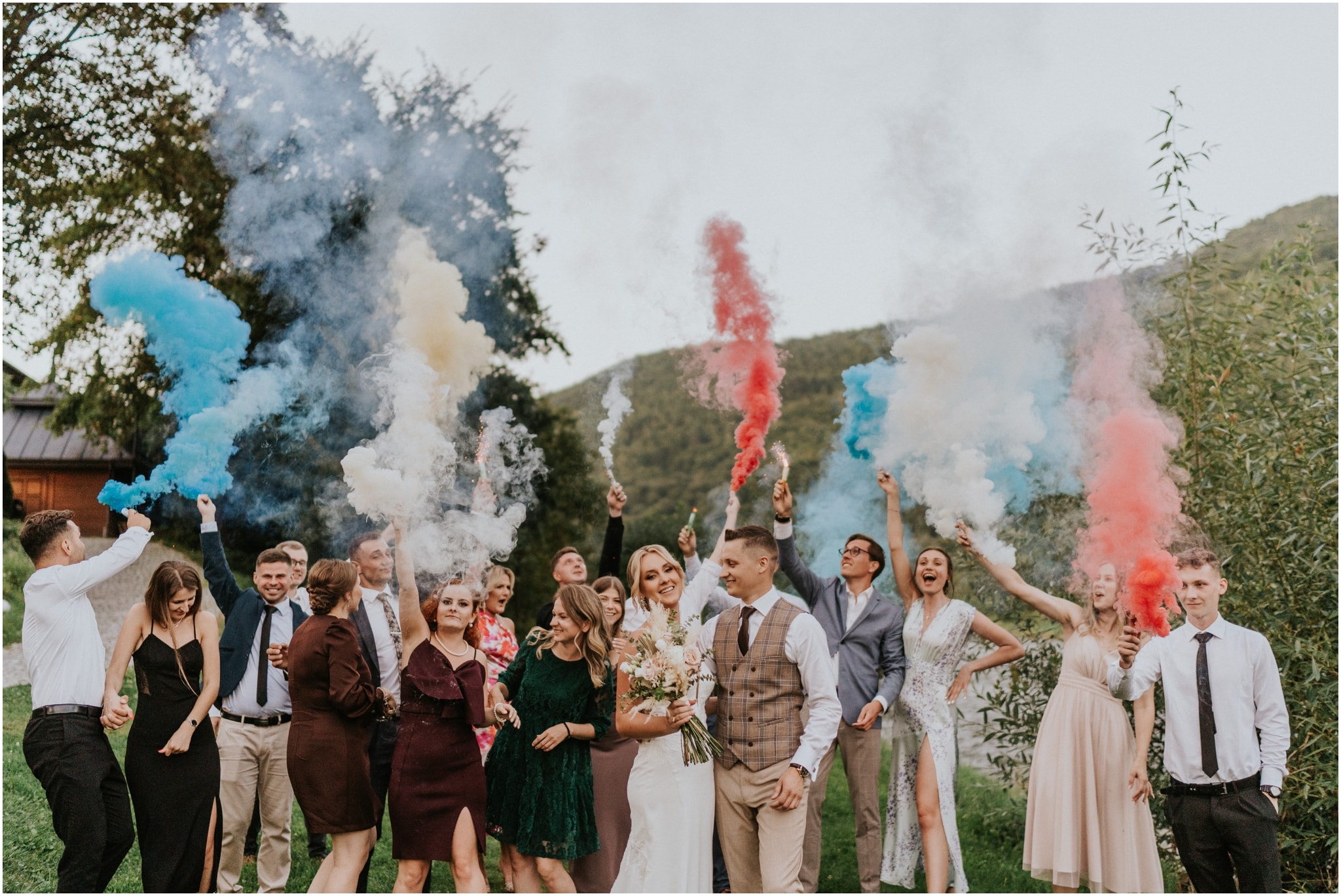 Eleganckie miejsce na zewnątrz - Fotografia Ślubna Willa Poprad