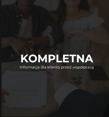 Skrót - kompletna informacja dla klienta przed współpracą